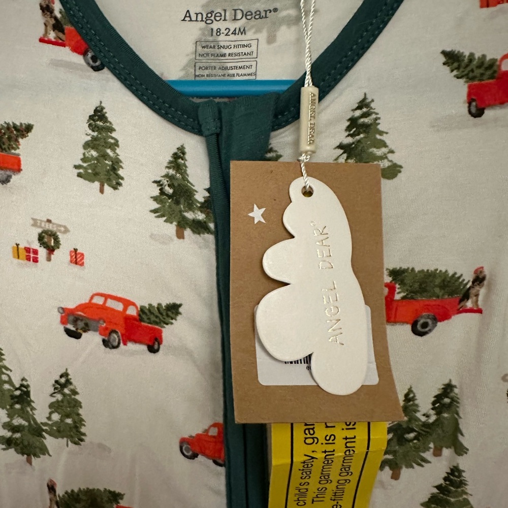 Angel Dear Vintage Red Truck Christmas Tree PJ’s